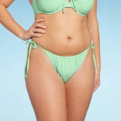 Women's Side-Tie Low-Rise High Leg Adjustable Lurex Bikini Bottom - Wild Fable™ -Target GUEST 03da585c 0255 4409 8704 571a861ba24c