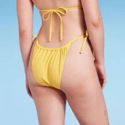 Women's Side-Tie Ultra High Leg Adjustable Coverage Bikini Bottom - Wild Fable™ Yellow 16 Women's Side-Tie Ultra High Leg Adjustable Coverage Bikini Bottom - Wild Fable™ Yellow -Target GUEST 0760c704 042b 4747 a2aa 79d80eb73699