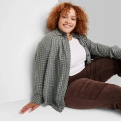 Women's Oversized Button-Down Flannel Shirt - Wild Fable™ Plaid 16 Women's Oversized Button-Down Flannel Shirt - Wild Fable™ Plaid -Target GUEST 07e9cd0b 4985 4f8b ac23 d98b103ae612