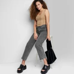 Women's Super-High Rise Straight Jeans - Wild Fable™ Black Wash 8 Women's Super-High Rise Straight Jeans - Wild Fable™ Black Wash -Target GUEST 08e6baab 67be 43f2 8de9 0a94a2233bc7