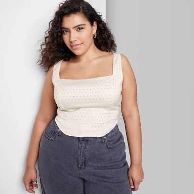 Women's Rhinestone Corset Tank Top - Wild Fable™ 6 Women's Rhinestone Corset Tank Top - Wild Fable™ - Image 4