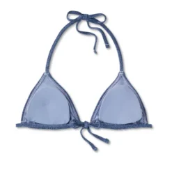 Women's Denim Textured Triangle Bikini Top - Wild Fable™ Denim Blue 14 Women's Denim Textured Triangle Bikini Top - Wild Fable™ Denim Blue -Target GUEST 0cf0bccb ca47 4001 8463 207f46be0df7