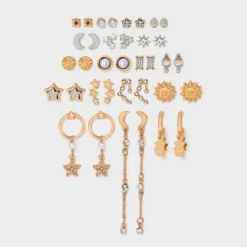 Sun And Moon Earring Set 18pc - Wild Fable™ Gold 7 Sun And Moon Earring Set 18pc - Wild Fable™ Gold -Target GUEST 158cf555 f4d2 4cb7 84ad 2a027d75fc1b
