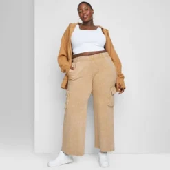 Women's High-Rise Wide Leg Fleece Cargo Pants - Wild Fable™ 9 Women's High-Rise Wide Leg Fleece Cargo Pants - Wild Fable™ -Target GUEST 1893da8d 6f01 4945 9d0d 9308c18f7e16