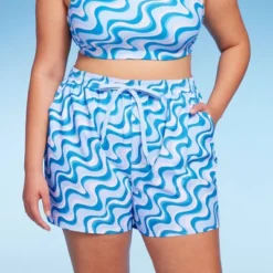 Women's 5" Board Swim Shorts - Wild Fable™ Multi Blue Swirl Print 17 Women's 5" Board Swim Shorts - Wild Fable™ Multi Blue Swirl Print -Target GUEST 19ccdb06 ab5f 4a58 9432 12ba71070a8c