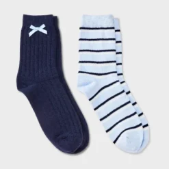 Women's Pointelle With Bow & Striped 2pk Mid Crew Socks - Wild Fable™ 11 Women's Pointelle With Bow & Striped 2pk Mid Crew Socks - Wild Fable™ -Target GUEST 2b9fa787 509a 48d3 b729 c57094fb9d04
