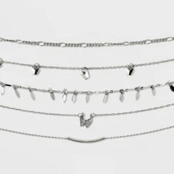 Butterfly Choker Necklace Set 5pc - Wild Fable™ Silver: Brass Lobster Claw Clasp, 12" Length 7 Butterfly Choker Necklace Set 5pc - Wild Fable™ Silver: Brass Lobster Claw Clasp, 12" Length -Target GUEST 2e81d8a4 a771 481f ba3a 45c86ebcd857