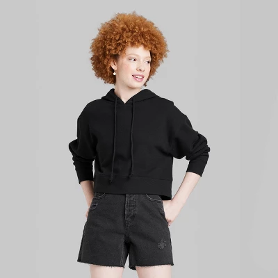 Women's Cropped Hoodie - Wild Fable™ 3 Women's Cropped Hoodie - Wild Fable™