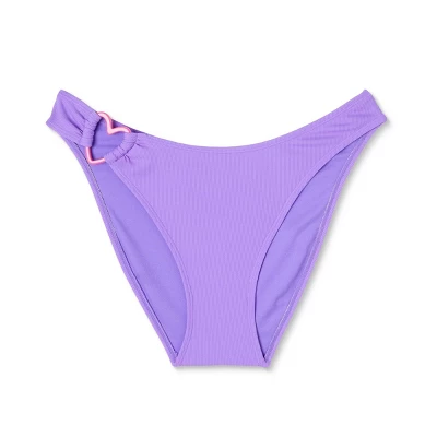 Women's Heart Detail Ultra High Leg Cheeky Bikini Bottom - Wild Fable™ Purple 7 Women's Heart Detail Ultra High Leg Cheeky Bikini Bottom - Wild Fable™ Purple - Image 5