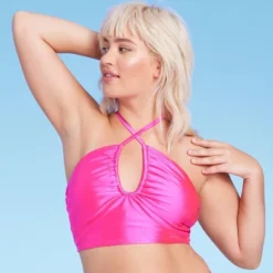 Women's Longline Wrap Halter Bikini Top - Wild Fable™ Pink Shine 11 Women's Longline Wrap Halter Bikini Top - Wild Fable™ Pink Shine -Target GUEST 3ba53a87 f365 4844 9884 fc45b22eb9cb