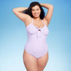 Women's Shirred Detail Underwire High Leg Extra Cheeky One Piece Swimsuit - Wild Fable™ Lilac Purple 15 Women's Shirred Detail Underwire High Leg Extra Cheeky One Piece Swimsuit - Wild Fable™ Lilac Purple -Target GUEST 3d3ee15c 1935 4198 9b56 4ce4e177d451