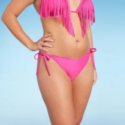 Women's V-Front Side-Tie High Leg Extra Cheeky Bikini Bottom - Wild Fable™ Magenta -Target GUEST 3dafea14 c540 4a89 836a a786a62e3392