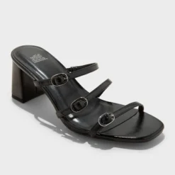 Women's Asterin Triple Buckle Heels With Memory Foam Insole - Wild Fable™ Black 9 Women's Asterin Triple Buckle Heels With Memory Foam Insole - Wild Fable™ Black -Target GUEST 3dc46cd5 3049 4e47 ab94 bc1666e7365e