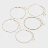 Chain Choker Necklace Set 5pc - Wild Fable™ Gold: Lobster Claw Clasp, Recycled Zinc, 12" Length 1 Chain Choker Necklace Set 5pc - Wild Fable™ Gold: Lobster Claw Clasp, Recycled Zinc, 12" Length -Target GUEST 430efbfb 2331 4663 a204 346f5237e1b0