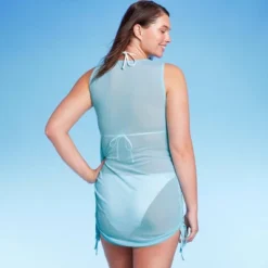 Women's Mesh Drawstring Ruched Sleeveless Cover Up Dress - Wild Fable™ 9 Women's Mesh Drawstring Ruched Sleeveless Cover Up Dress - Wild Fable™ -Target GUEST 4326bce3 e1dd 4361 b6e6 f0ba22783881