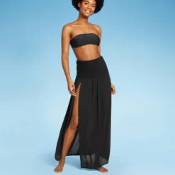 Women's Smocked High Slit Convertible Cover Up Dress - Wild Fable™ 14 Women's Smocked High Slit Convertible Cover Up Dress - Wild Fable™ -Target GUEST 4a259241 5240 4eaa a845 7416b43b706a