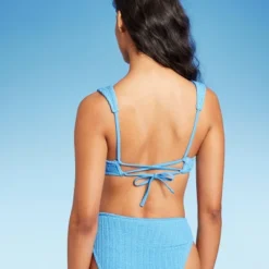 Women's Pucker Square Neck Wide Strap Bralette Bikini Top - Wild Fable™ -Target GUEST 4a2cb020 8752 4d54 91e7 e0bbbb6ed987