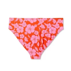 Women's High Leg Extra Cheeky Low-Rise Bikini Bottom - Wild Fable™ Orange/Pink Tropical Print -Target GUEST 4e3d3576 69d9 4de9 a5d7 85bfc98dfc16