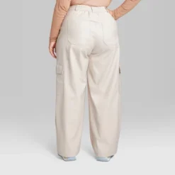 Women's High-Rise Straight Leg Faux Leather Cargo Pants - Wild Fable™ -Target GUEST 51710008 77db 43bc b744 af62a0c9e20c