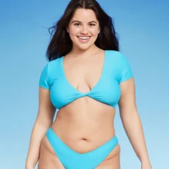 Women's Twist-Front Short Sleeve Bralette Bikini Top - Wild Fable™ 16 Women's Twist-Front Short Sleeve Bralette Bikini Top - Wild Fable™ -Target GUEST 532a2288 450c 40b5 b6d9 432d1d16eb78