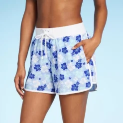 Women's 4" Inseam High Waist Lace-Up Board Shorts - Wild Fable™ Blue Floral Print 11 Women's 4" Inseam High Waist Lace-Up Board Shorts - Wild Fable™ Blue Floral Print -Target GUEST 5597a22c 8312 4f78 b6eb 8eb592e1b60b