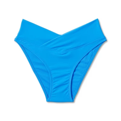 Women's Crossover High Leg Cheeky Mid-Rise Bikini Bottom - Wild Fable™ 12 Women's Crossover High Leg Cheeky Mid-Rise Bikini Bottom - Wild Fable™ - Image 10