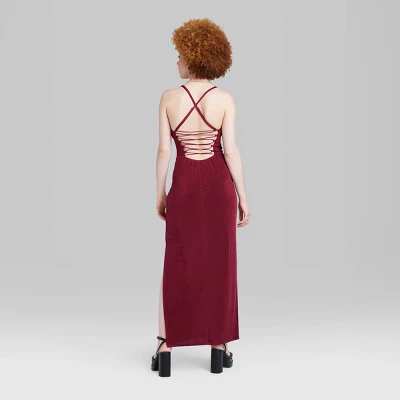Women's Lace-Up Back Maxi Bodycon Dress - Wild Fable™ 4 Women's Lace-Up Back Maxi Bodycon Dress - Wild Fable™ - Image 2