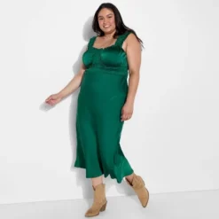 Women's Ruched Midi Bodycon Dress - Wild Fable™ Dark Green -Target GUEST 5fd606f2 8a43 4683 aa55 95c8e3d0e273