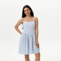Women's Backless Mini Dress - Wild Fable™ Blue Gingham -Target GUEST 6288c567 9cd6 43bb a396 a6276bd84781