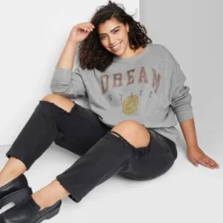 Women's Oversized Dream State Graphic Sweatshirt - Wild Fable™ Heather Gray 9 Women's Oversized Dream State Graphic Sweatshirt - Wild Fable™ Heather Gray -Target GUEST 683aab3c 93ec 4664 91a6 f00d2c715ff1