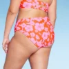 Women's High Leg Extra Cheeky Low-Rise Bikini Bottom - Wild Fable™ Orange/Pink Tropical Print 2 Women's High Leg Extra Cheeky Low-Rise Bikini Bottom - Wild Fable™ Orange/Pink Tropical Print -Target GUEST 68942af9 5de4 42e0 a475 bae27d492ad9