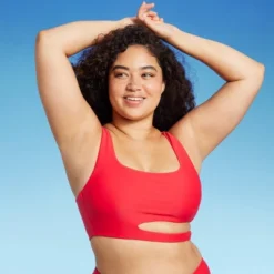 Women's Cut Out Longline Bralette Bikini Top - Wild Fable™ Red 11 Women's Cut Out Longline Bralette Bikini Top - Wild Fable™ Red -Target GUEST 6a4a0402 f92f 45d8 8282 62225da5dab1
