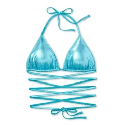 Women's Foil Triangle Bikini Top - Wild Fable™ Teal Green -Target GUEST 6a63d0ee ccfa 4c0b b76d 350dee425e43