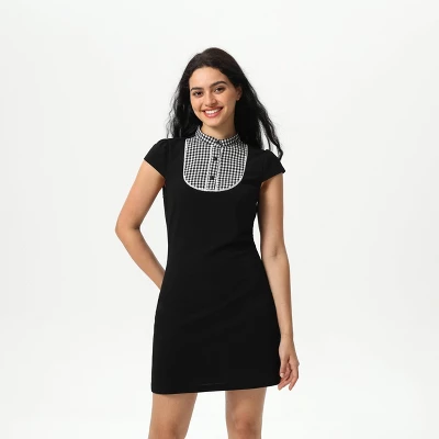 Women's Cap Sleeve Knit Mini Dress - Wild Fable™ Black 4 Women's Cap Sleeve Knit Mini Dress - Wild Fable™ Black - Image 2