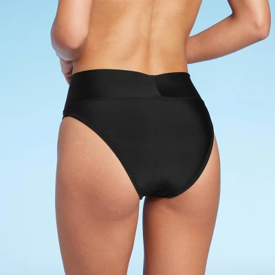 Women's Crossover High Leg Cheeky Mid-Rise Bikini Bottom - Wild Fable™ 6 Women's Crossover High Leg Cheeky Mid-Rise Bikini Bottom - Wild Fable™ - Image 4