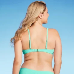 Women's Pucker Textured Bralette Bikini Top - Wild Fable™ Sea Green -Target GUEST 7acac5f4 7cc4 4e93 8b0d 7903b75104c7