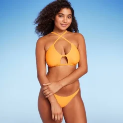 Women's Cut Out Cross Front Bralette Bikini Top - Wild Fable™ -Target GUEST 7d4f153e 035b 45ca 91dc 797db0acfa1f