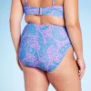Women's Paisley Print High Waist Medium Coverage High Leg Bikini Bottom - Wild Fable™ Blue/Pink 2 Women's Paisley Print High Waist Medium Coverage High Leg Bikini Bottom - Wild Fable™ Blue/Pink -Target GUEST 7e718ac6 ff09 44e1 bafd cf40478bbebc