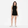 Women's Button-Front Ribbed Mini Skater Dress - Wild Fable™ -Target GUEST 835f9562 ef94 4ed9 9ee0 fda9a5fd8edf