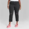 Women's Super-High Rise Distressed Slim Straight Jeans - Wild Fable™ Black Wash 1 Women's Super-High Rise Distressed Slim Straight Jeans - Wild Fable™ Black Wash -Target GUEST 88cef939 ce11 4a94 9575 0a415328dd74