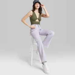 Women's Twist-Front Cut Out Tank Bodysuit - Wild Fable™ -Target GUEST 8995ff1f e9d2 448a b70b 7f68acfd111f