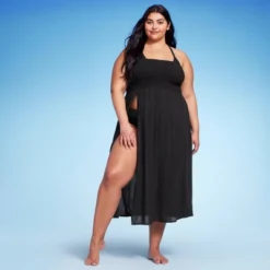 Women's Smocked High Slit Convertible Cover Up Dress - Wild Fable™ 18 Women's Smocked High Slit Convertible Cover Up Dress - Wild Fable™ -Target GUEST 8a14f939 7a45 41b1 b667 1afd7c4c90b3