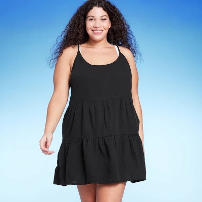 Women's Tiered Cover Up Mini Dress - Wild Fable™ 7 Women's Tiered Cover Up Mini Dress - Wild Fable™ - Image 5