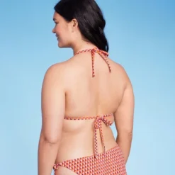 Women's Ribbed Triangle Bikini Top - Wild Fable™ Geo Print -Target GUEST 916b4a65 4dfc 452e ae98 93008d7b2864