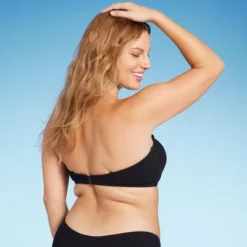 Women's Pucker Textured Center Front Shell Detail Bandeau Bikini Top - Wild Fable™ -Target GUEST 91c3010c 466f 49cb a402 ea3e110fc508