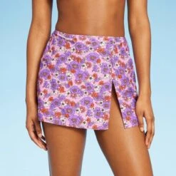 Women's Side-Slit Skirt Swimsuit Cover Up - Wild Fable™ Purple Floral Print 12 Women's Side-Slit Skirt Swimsuit Cover Up - Wild Fable™ Purple Floral Print -Target GUEST 953bd48a 54ba 46d4 9db5 3ade223fe88a