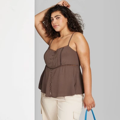 Women's Lace Trim Babydoll Cami - Wild Fable™ 5 Women's Lace Trim Babydoll Cami - Wild Fable™ - Image 3