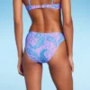 Women's Paisley Print Low-Rise Cheeky High Leg Bikini Bottom - Wild Fable™ Blue/Pink 1 Women's Paisley Print Low-Rise Cheeky High Leg Bikini Bottom - Wild Fable™ Blue/Pink -Target GUEST 99352987 249f 4627 86ff bf64cccff6ae