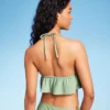 Women's Crochet Tie-Front Longline Bikini Top - Wild Fable™ Soft Green 2 Women's Crochet Tie-Front Longline Bikini Top - Wild Fable™ Soft Green -Target GUEST 9ab37ca8 7238 422e 9900 c3e333576fea