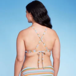 Women's Underwire Bikini Top - Wild Fable™ Multi Lurex Striped -Target GUEST 9e707639 cd6a 4a88 9450 09570414e864